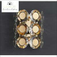 wall lighting Jameston Gold Luxury Crystal Sconce - Luxor Home Decor & Lighting