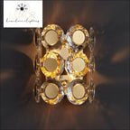 wall lighting Jameston Gold Luxury Crystal Sconce - Luxor Home Decor & Lighting