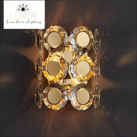 wall lighting Jameston Gold Luxury Crystal Sconce - Luxor Home Decor & Lighting