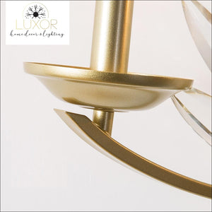 wall lighting Jaster Crystal Leaf Chandelier - Luxor Home Decor & Lighting