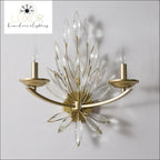 wall lighting Jaster Crystal Leaf Chandelier - Luxor Home Decor & Lighting