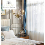 wall lighting Jaster Crystal Leaf Chandelier - Luxor Home Decor & Lighting