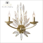 wall lighting Jaster Crystal Leaf Chandelier - Luxor Home Decor & Lighting