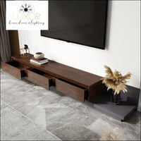 Jiliette Modern Gray Retractable TV Stand - furniture