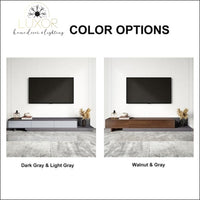Jiliette Modern Gray Retractable TV Stand - furniture