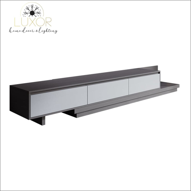 Jiliette Modern Gray Retractable TV Stand - furniture
