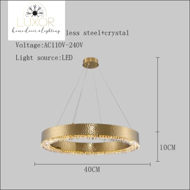 Jillian Post Modern Pendant Light - Dia40xH10cm / Style A / 81-100W, L, Warm White - pendant ligthing