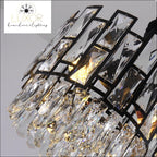 pendant lighting Joanise Crystal Black Pendant - Luxor Home Decor & Lighting