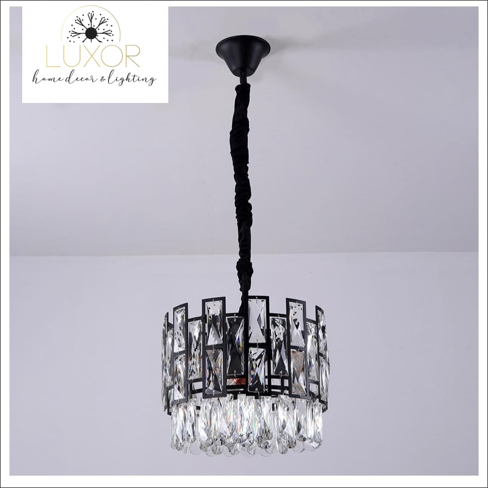 pendant lighting Joanise Crystal Black Pendant - Luxor Home Decor & Lighting