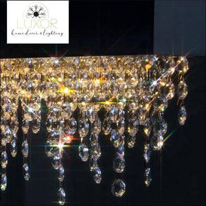 Jubelie Rectangle Crystal Chandelier - chandeliers