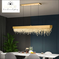 Jubelie Rectangle Crystal Chandelier - chandeliers