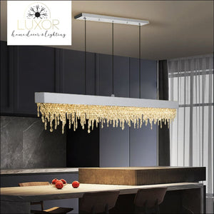 Jubelie Rectangle Crystal Chandelier - chandeliers