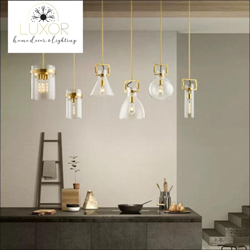 pendant lighting Juliese Glass Pendant - Luxor Home Decor & Lighting