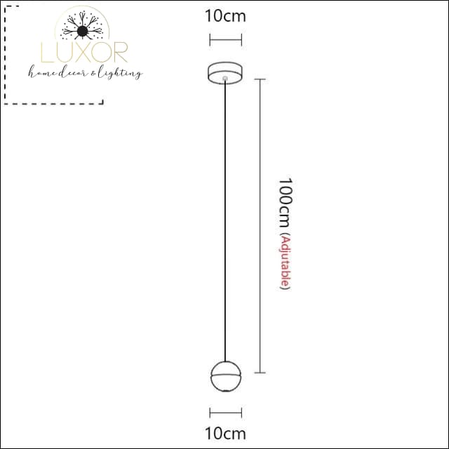 pendant lighting Julize Glass Pendant - Luxor Home Decor & Lighting