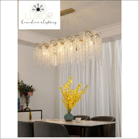 Juris Crystal Rectangular Chandelier - chandeliers