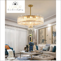 chandeliers Kaffer Gold Crystal Chandelier - Luxor Home Decor & Lighting