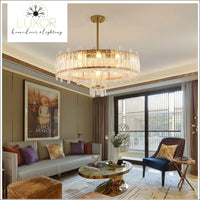 chandeliers Kaffer Gold Crystal Chandelier - Luxor Home Decor & Lighting