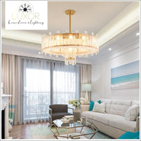 chandeliers Kaffer Gold Crystal Chandelier - Luxor Home Decor & Lighting