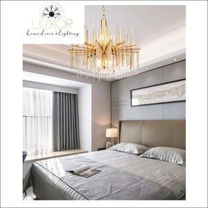 chandeliers Kaity Crystal Chandelier - Luxor Home Decor & Lighting