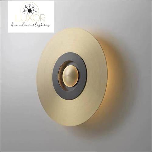 wall lighting Kalyn Gold Orbit Wall Sconce - Luxor Home Decor & Lighting