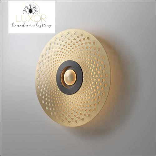 wall lighting Kalyn Gold Orbit Wall Sconce - Luxor Home Decor & Lighting