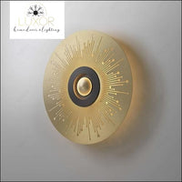 wall lighting Kalyn Gold Orbit Wall Sconce - Luxor Home Decor & Lighting