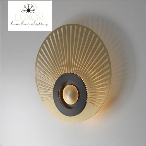 wall lighting Kalyn Gold Orbit Wall Sconce - Luxor Home Decor & Lighting