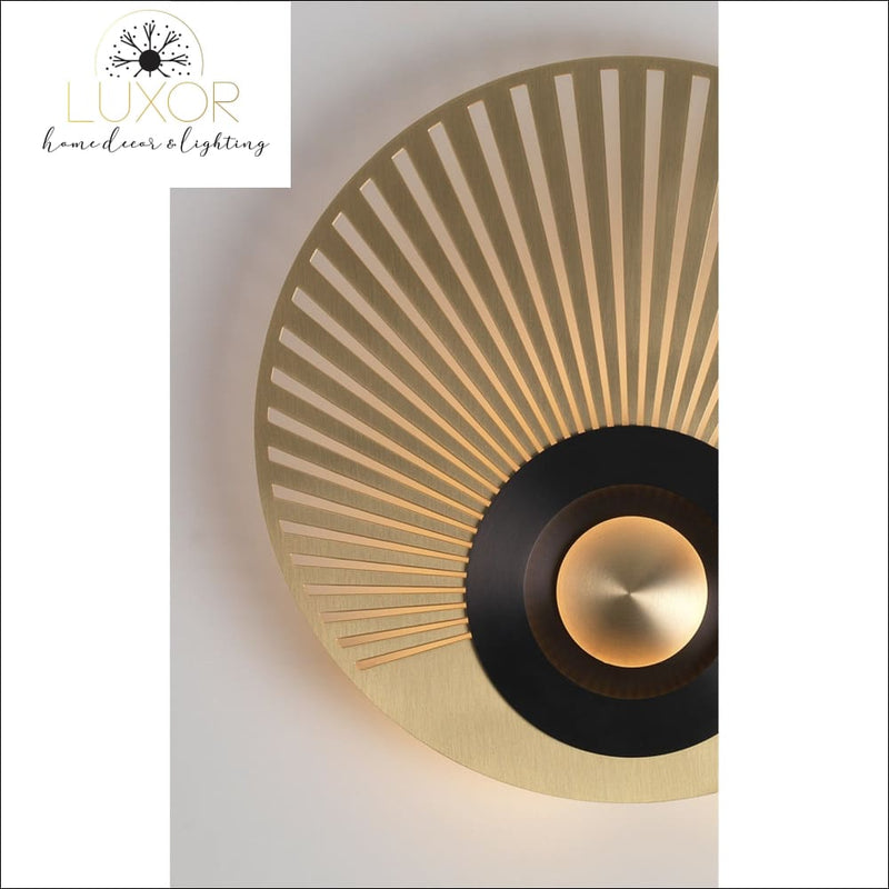 wall lighting Kalyn Gold Orbit Wall Sconce - Luxor Home Decor & Lighting