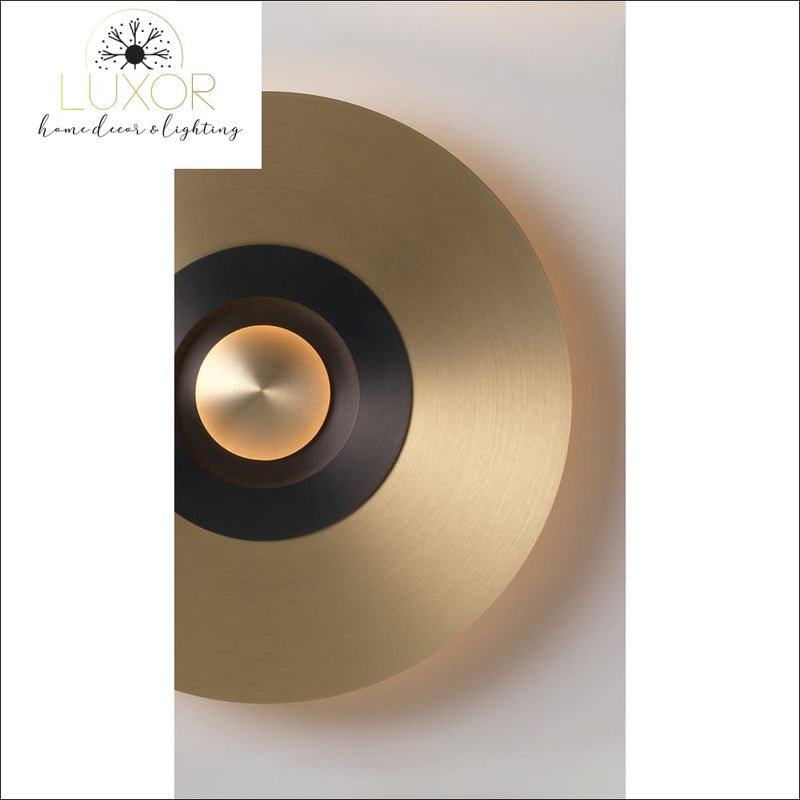 wall lighting Kalyn Gold Orbit Wall Sconce - Luxor Home Decor & Lighting
