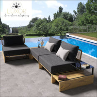 Kalyst 5 Piece Modern Patio Set - Outdoor Seating