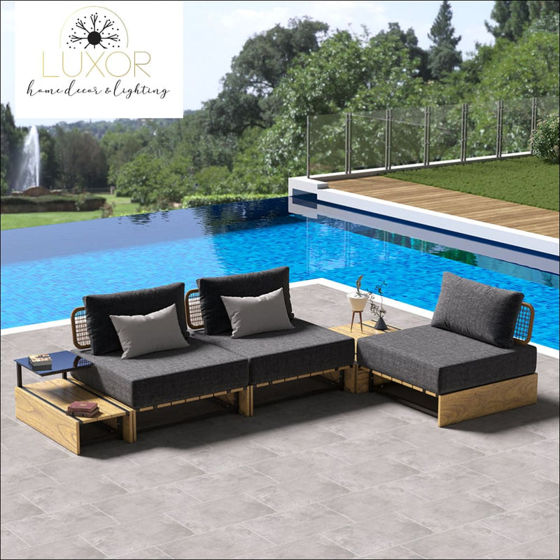 Kalyst 5 Piece Modern Patio Set - Outdoor Seating
