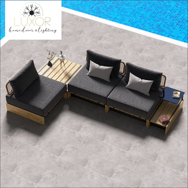 Kalyst 5 Piece Modern Patio Set - Outdoor Seating