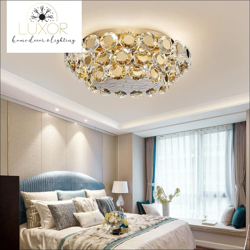 ceiling light Kari Gold Ceiling Light - Luxor Home Decor & Lighting