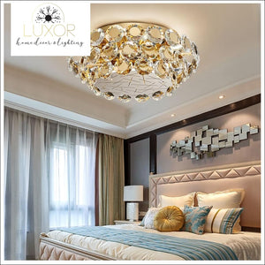 ceiling light Kari Gold Ceiling Light - Luxor Home Decor & Lighting