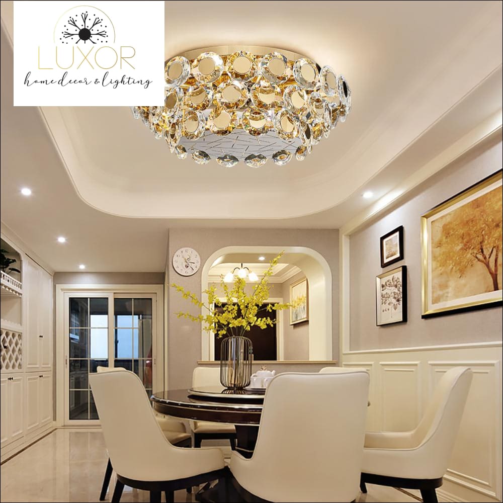 ceiling light Kari Gold Ceiling Light - Luxor Home Decor & Lighting