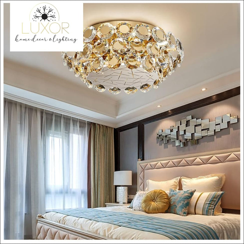 ceiling light Kari Gold Ceiling Light - Luxor Home Decor & Lighting
