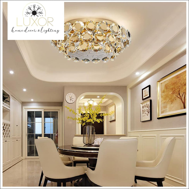 ceiling light Kari Gold Ceiling Light - Luxor Home Decor & Lighting