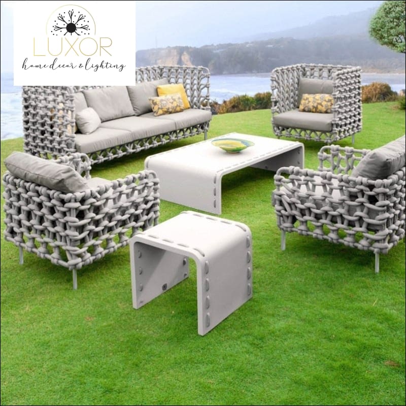 Karly 6 Pieces Rope Outdoor Sofa Set - Outdoor Seating