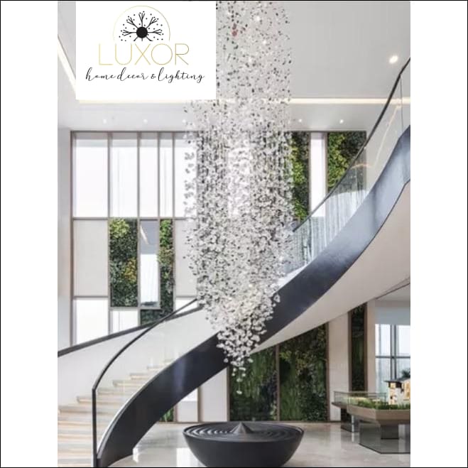 Karman Suspended Glass Chandelier - chandeliers