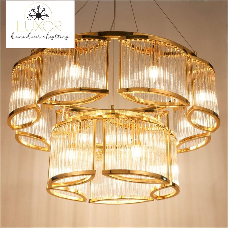 Katana Crystal Chandelier - Luxor Home Decor & Lighting