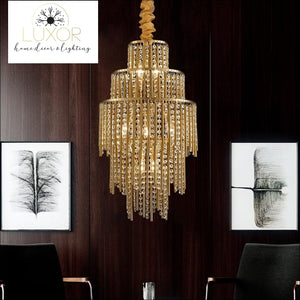 Katzlini Three Tier Chandelier - chandeliers