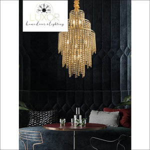 Katzlini Three Tier Chandelier - chandeliers