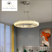 Kayla Crystal Ring Chandelier Collection - chandeliers