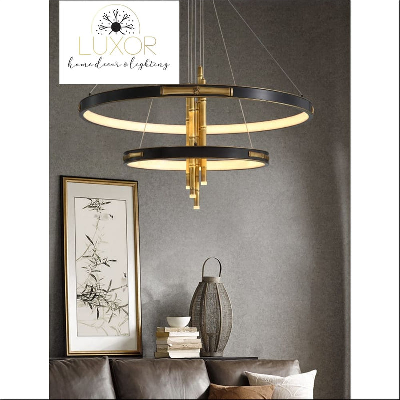chandeliers Kim Bamboo Chandelier - Luxor Home Decor & Lighting