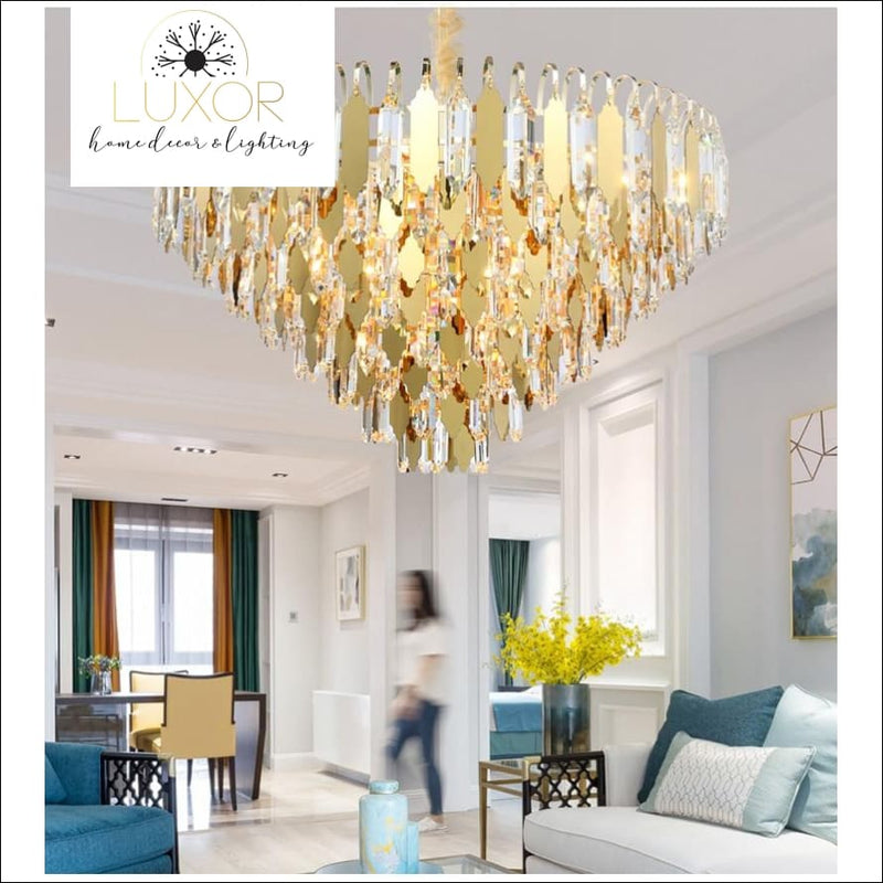 Knowles Crystal Chandelier - chandelier