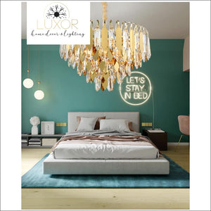 Knowles Crystal Chandelier - chandelier