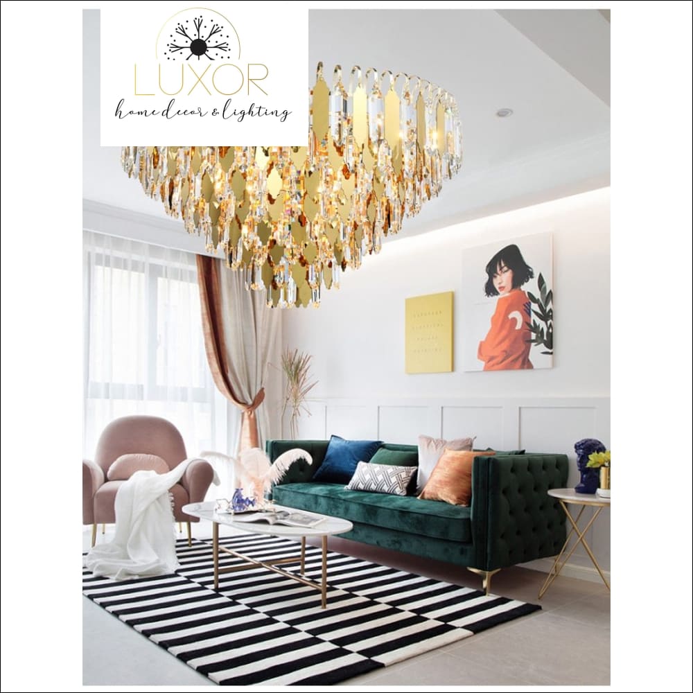Knowles Crystal Chandelier - chandelier