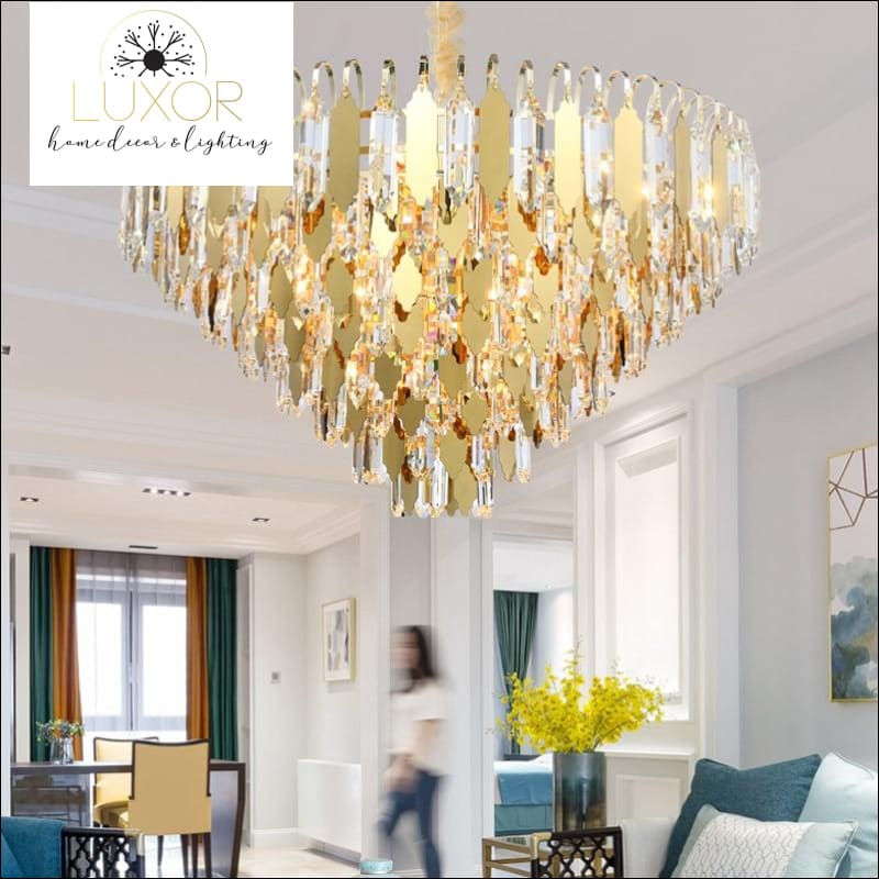 Knowles Crystal Chandelier - chandelier