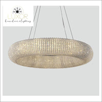 pendant lighting Kronos Crystal Ring Pendant - Luxor Home Decor & Lighting