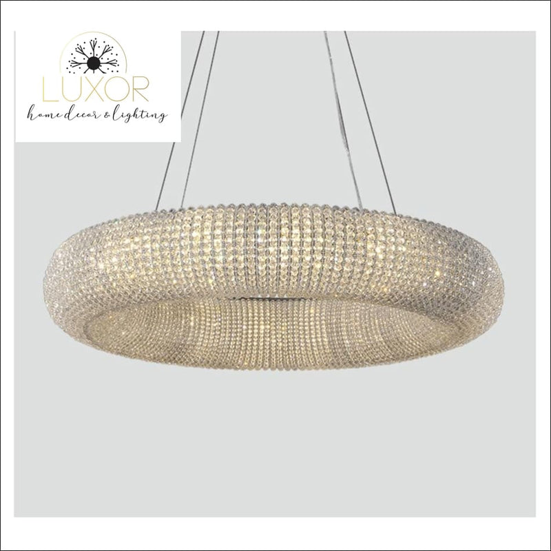 pendant lighting Kronos Crystal Ring Pendant - Luxor Home Decor & Lighting